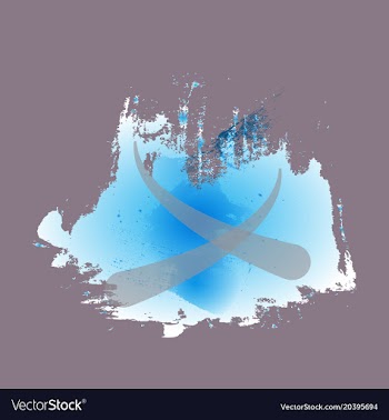 Abstract isolated colorful watercolor logo grunge vector image