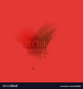 Abstract isolated colorful watercolor stain vector image