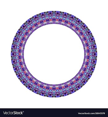 Abstract isolated geometrical colorful mosaic vector image