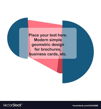 Abstract layout background headline vector image