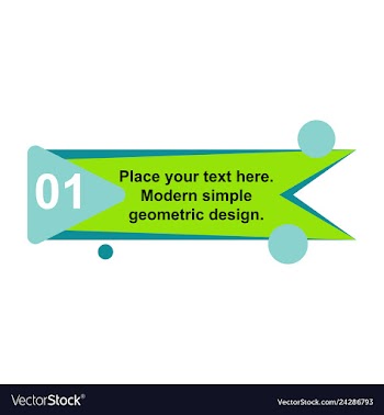 Abstract layout background headline vector image