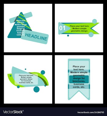 Abstract layout background headline vector image
