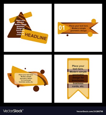 Abstract layout background headline vector image