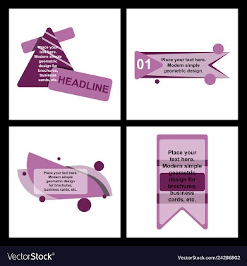 Abstract layout background headline vector image