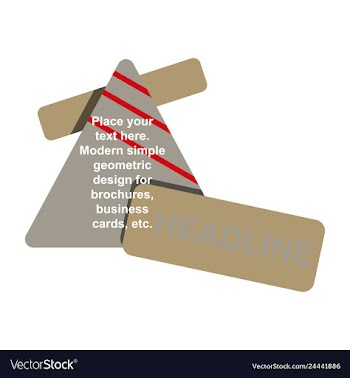 Abstract layout background headline vector image