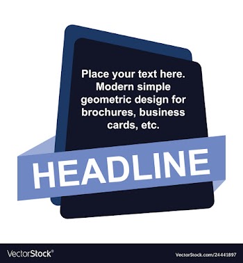 Abstract layout background headline vector image