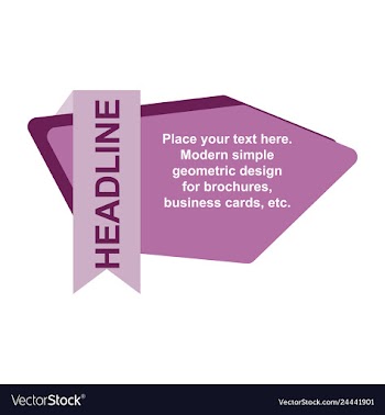 Abstract layout background headline vector image