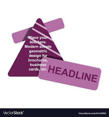 Abstract layout background headline vector image