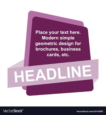 Abstract layout background headline vector image