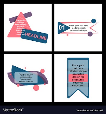 Abstract layout background headline vector image