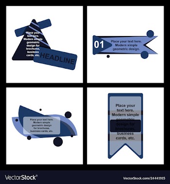 Abstract layout background headline vector image