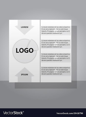 Abstract layout background set for art template vector image