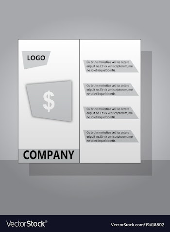 Abstract layout background set for art template vector image