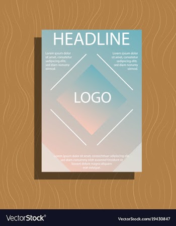 Abstract layout background set for art template vector image