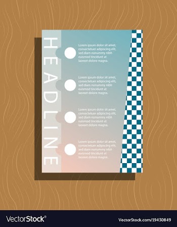 Abstract layout background set for art template vector image