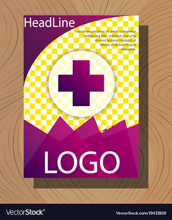 Abstract layout background set for art template vector image
