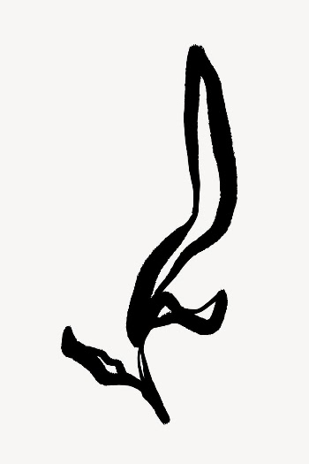 Abstract leaf line art, Chinese | Free Photo - rawpixel