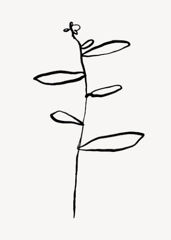 Abstract leaf line art, Chinese | Free Photo - rawpixel