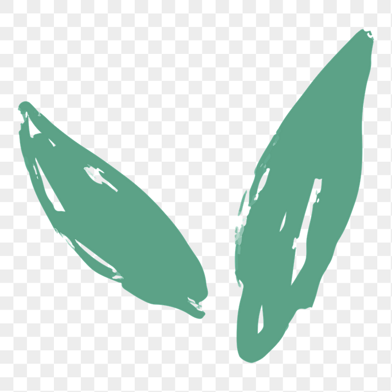Abstract leaf png sticker, transparent | Free PNG Illustration - rawpixel