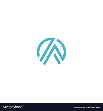 abstract letter a logotype modern logo idea sign