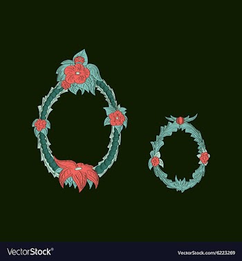 Abstract letter O logo icon in Blue tropical vector image
