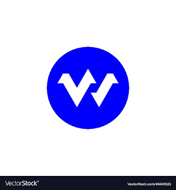 abstract letter w concept design