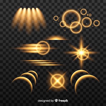 Abstract light effect collection Free Vector