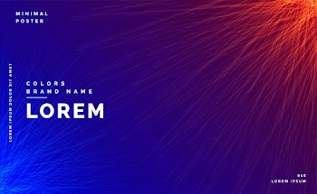 Abstract lights with rays dynamic background Free Vector