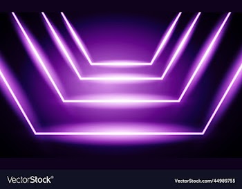 abstract line neon effect