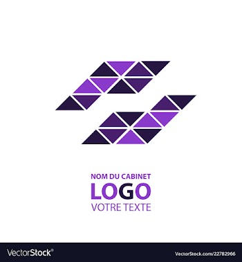Abstract linear logotype wave flow logo symbol vector image