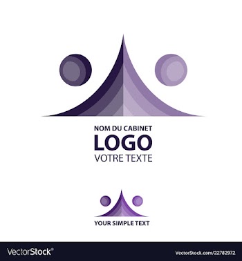 Abstract linear logotype wave flow logo symbol vector image