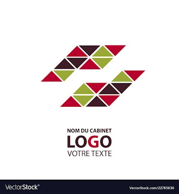 Abstract linear logotype wave flow logo symbol vector image