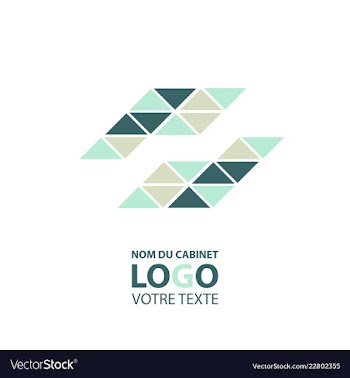 Abstract linear logotype wave flow logo symbol vector image
