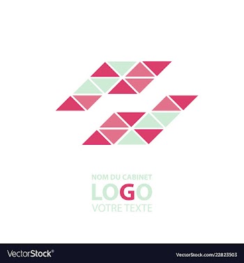 Abstract linear logotype wave flow logo symbol vector image