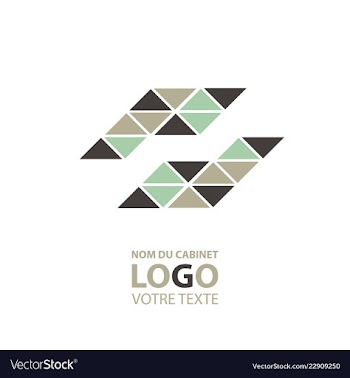 Abstract linear logotype wave flow logo symbol vector image