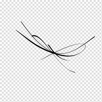 Abstract Lines Brushes, black twisted line graphic art transparent background PNG clipart