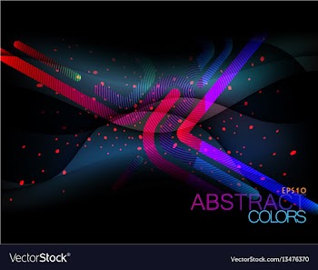 Abstract lines dark scene vector image