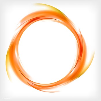 Abstract logo design in orange | Free stock vector - 484314