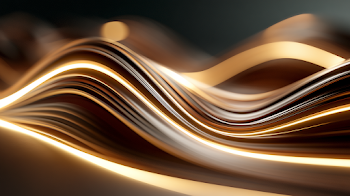 Abstract Luxury Gold Metallic Ripple Background