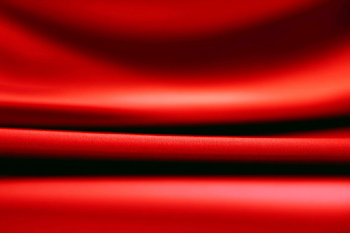 Abstract Macro of Deep Red Silk Fabric