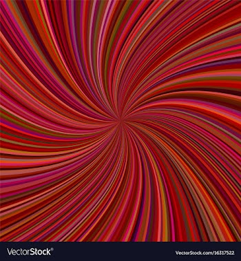 Abstract maroon spiral rays background vector image