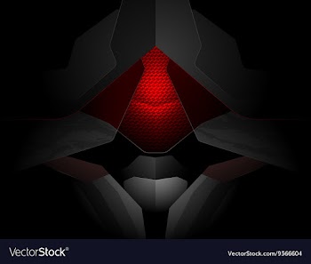 Abstract mask vector image