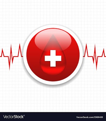  					Abstract medical background save life heart vector image														