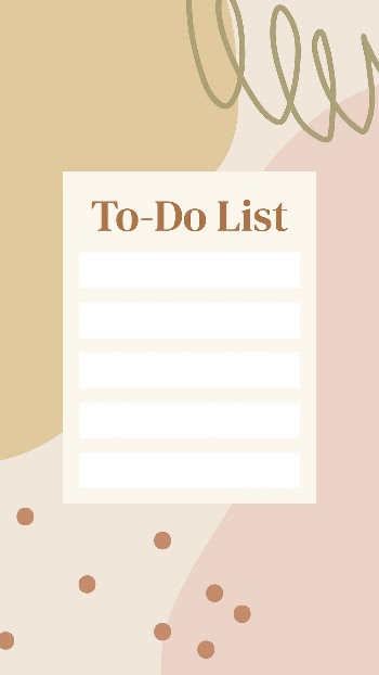 Abstract memphis to-do list template, | Free Vector Template - rawpixel