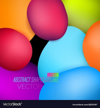 Abstract mesh colorful concepts vector image