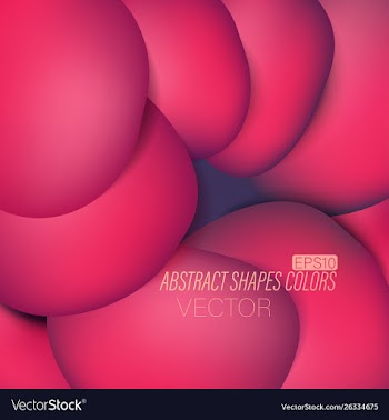 Abstract mesh pink colors scene vector image