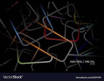 Abstract metal frame colors vector image