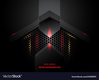 Abstract metal lighting vector image