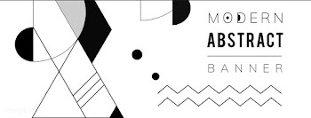 Abstract modern black and white banner | Free stock vector - 579411