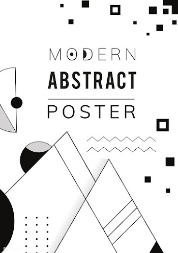 Abstract modern black and white template | Free stock illustration - 579422